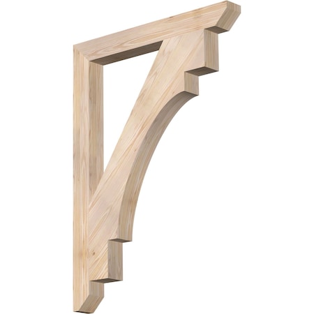 Ekena Millwork Merced Slat Smooth Bracket, Douglas Fir, 3 1/2"W x 32"D x 44"H BKT04X32X44MRC06SDF